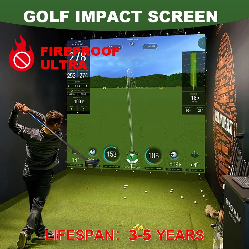 Golf Impact Screen-C Type 560gsm Fire Rated - Image 2