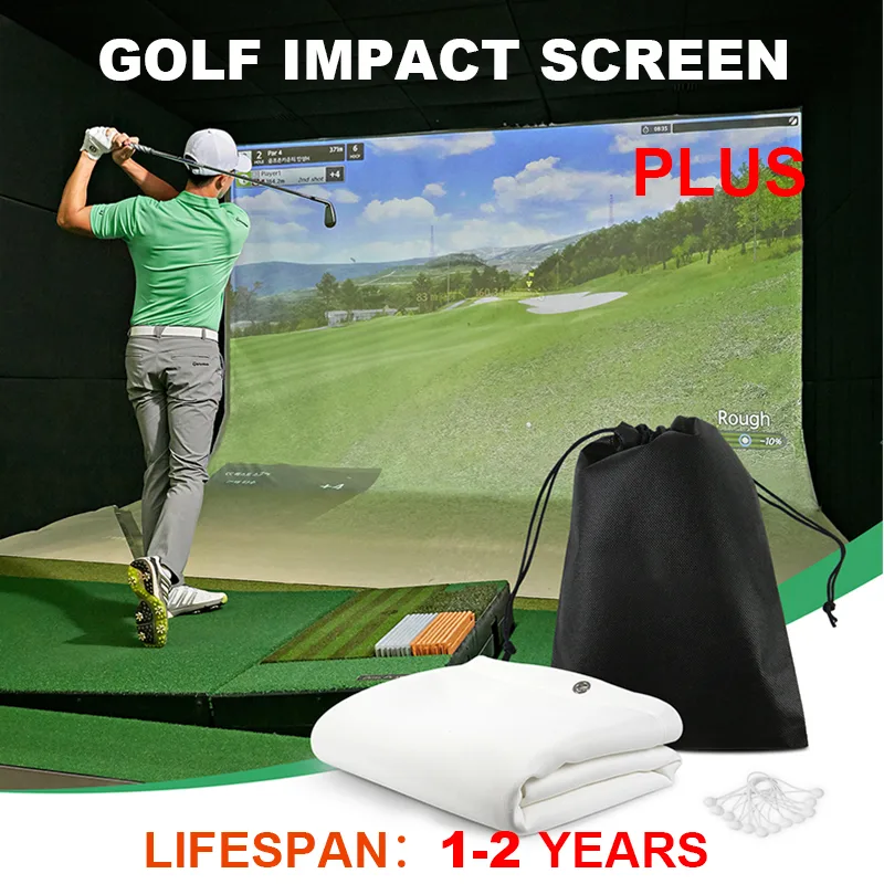 Golf Simulator Impact Screen Golf Training Equipment -A Type 490gsm Plus - Image 2