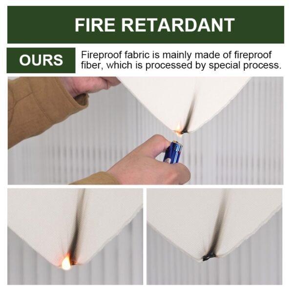 Fireroof Ultra  – 560gsm Fire-Resistant Golf Impact Screen Fabric - Image 5