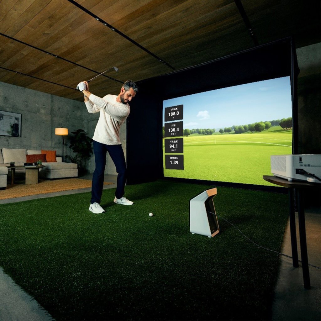 Fire-Rated Golf Impact Screens for Home Simulators