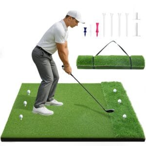 Artificial Grass Putting Green Golf Mat - Golf Practice Turf, 40mm PortablePutting Green for Golf Simulators & Backyards