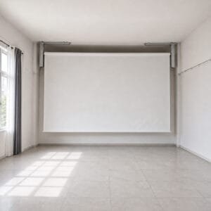 retractable simulator screen