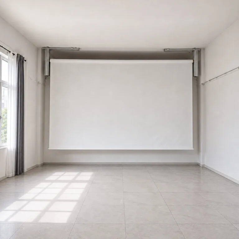 retractable simulator screen