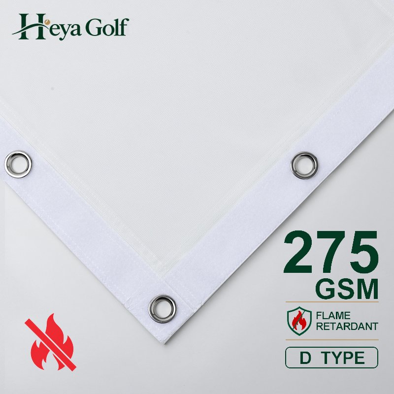 heya golf golf simulator screen HD value choise D type - Flame Retardant