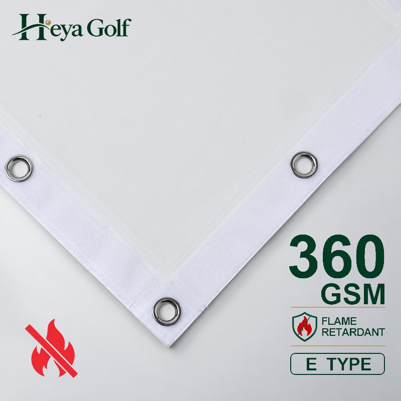 heya golf golf simulator screen HD value choise E type - Flame Retardant