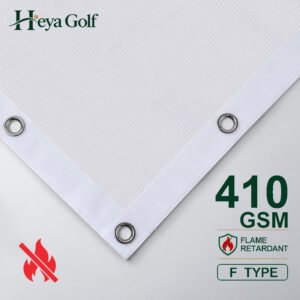 heya golf golf simulator screen wrinkle-resistant F type fire retardant