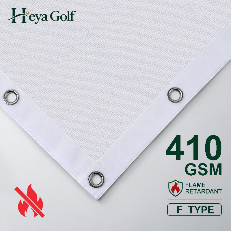 heya golf golf simulator screen wrinkle-resistant F type fire retardant