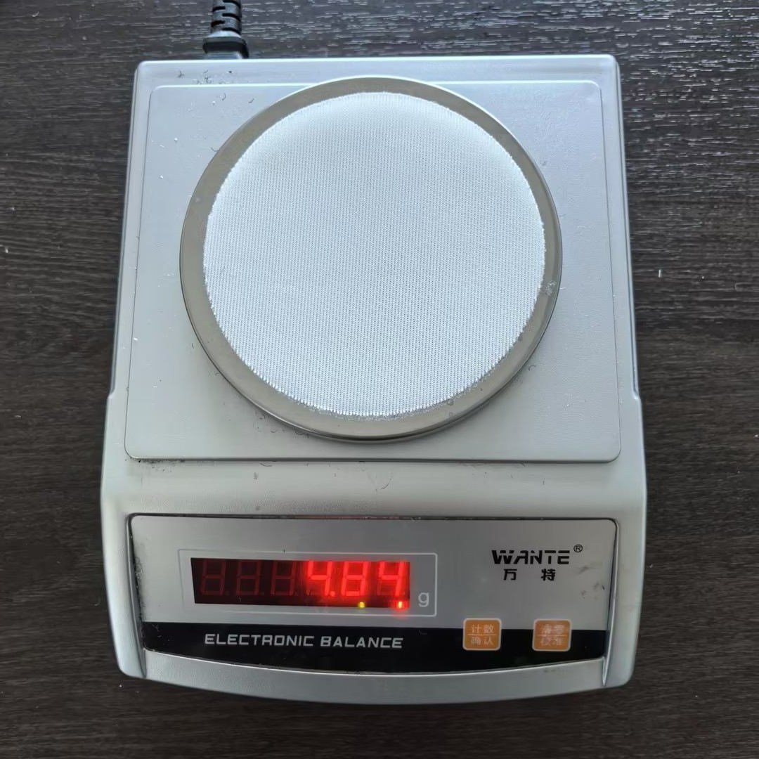 Type A 480gsm white 3-layer golf impact screen fabric weight test